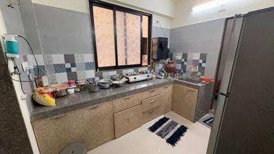 Kitchen Image of 1250 Sq.ft 2 BHK Apartment / Flat for rent in Shiv Sharnam Elegance, New Maninagar Ahmedabad for Rs. 16000
