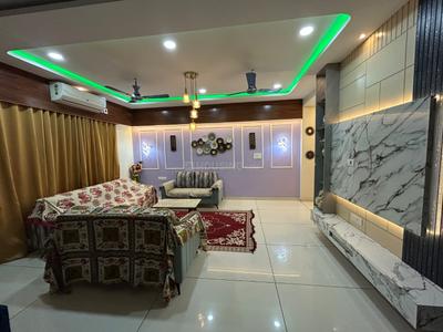 Living Room Image of 2150 Sq.ft 3 BHK Apartment / Flat for rent in Darshanam Club Life, Undera Vadodara for Rs. 45000