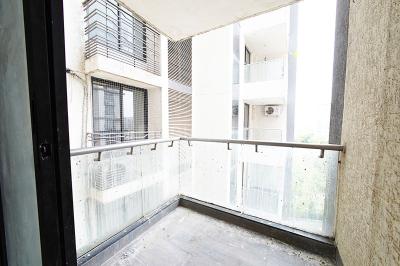 Balcony Image of 1670 Sq.ft 3 BHK Apartment / Flat for sale in Shreem Gini Lake Gardenz, Makarba Ahmedabad for Rs. 8800000