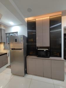 Kitchen Image of 1350 Sq.ft 3 BHK Apartment / Flat for rent in Adani Amogha, Shantigram Ahmedabad for Rs. 60000