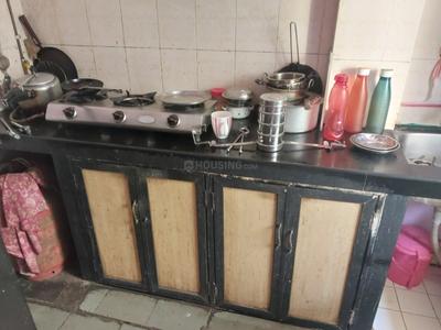 Kitchen Image of 650 Sq.ft 2.5 BHK Apartment / Flat for rent in Vashi Navi Mumbai for Rs. 45000