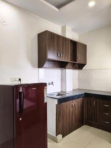 Kitchen Image of 540 Sq.ft 1 RK Builder Floor for rent in DLF Phase 4 Gurgaon for Rs. 18500