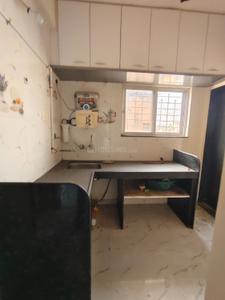 Kitchen Image of 650 Sq.ft 1 BHK Apartment / Flat for rent in Pimple Gurav Pune for Rs. 17000