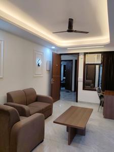 Living Room Image of 750 Sq.ft 1 BHK Apartment / Flat for rent in Sector 57 Gurgaon for Rs. 40000