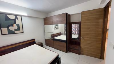 Bedroom Image of 2700 Sq.ft 4 BHK Apartment / Flat for rent in Earth Elegance, Bodakdev Ahmedabad for Rs. 100000