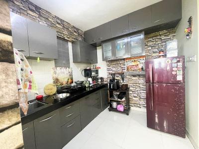 Kitchen Image of 937 Sq.ft 2 BHK Apartment / Flat for sale in Dhanori Pune for Rs. 7500000