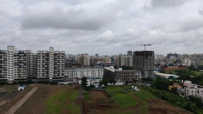 Balcony Image of 1500 Sq.ft 3 BHK Apartment / Flat for rent in Marvel Ideal Spacio Phase 1, Pisoli Pune for Rs. 45000