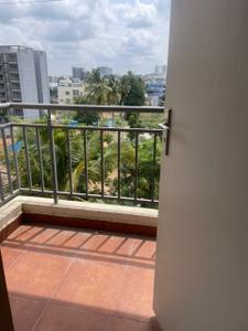 Balcony Image of 1600 Sq.ft 3 BHK Apartment / Flat for rent in Gokul Indwin Blue Berry Homes, Hennur Bengaluru for Rs. 46000