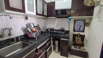 Kitchen Image of 600 Sq.ft 1 BHK Apartment / Flat for sale in Majestique Venice, Dhayari Pune for Rs. 4700000