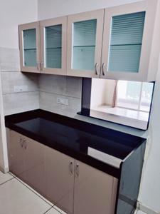 Kitchen Image of 850 Sq.ft 2 BHK Apartment / Flat for rent in Vilas Yashwin Orizzonte, Chokhi Dhani Pune for Rs. 40000