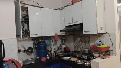 Kitchen Image of 450 Sq.ft 2 BHK Apartment / Flat for sale in Uttam Nagar New Delhi for Rs. 2500000