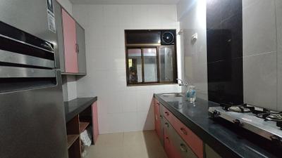 Kitchen Image of 850 Sq.ft 2 BHK Apartment / Flat for rent in Kalwa Thane for Rs. 30000