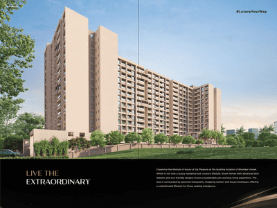 Image of 1360 Sq.ft 3 BHK Apartment / Flat for sale in Sai Pleasure, Wakad, Pune for Rs. 13650000