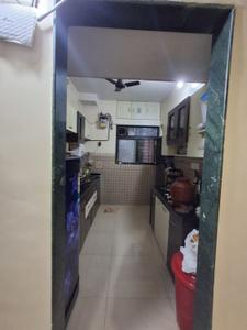 Kitchen Image of 570 Sq.ft 1 BHK Apartment / Flat for sale in Kasarvadavali Thane for Rs. 6000000