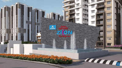 Image of 1740 Sq.ft 3 BHK Apartment / Flat for sale in Aparna Sarovar Zicon, Serilingampally, Hyderabad for Rs. 20500000