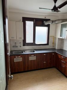 Kitchen Image of 1440 Sq.ft 3 BHK Builder Floor for rent in Kailash Colony New Delhi for Rs. 90000