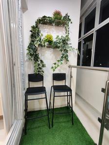 Balcony Image of 777 Sq.ft 1 BHK Apartment / Flat for sale in Ashar Arize Tower B And C, Kalwa Thane for Rs. 10800000