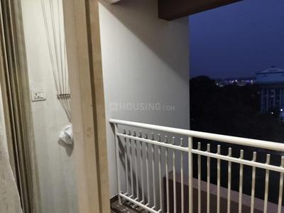 Balcony Image of 823 Sq.ft 2 BHK Apartment / Flat for rent in Eternis, Madhyamgram Kolkata for Rs. 25000