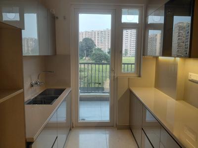 Kitchen Image of 1900 Sq.ft 3 BHK Apartment / Flat for sale in Krishna Atlantis Grand, Bhabat Zirakpur for Rs. 14440000