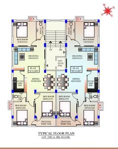 Image of 1301 Sq.ft 3 BHK Apartment / Flat for sale in Haltu, Kolkata for Rs. 8500000