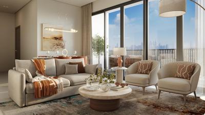Living Room Image of 678 Sq.ft 1 BHK Apartment / Flat for sale in Jebel Ali Village Dubai for Rs. 31526098