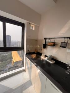 Kitchen Image of 550 Sq.ft 2 BHK Apartment / Flat for rent in Siroya Level The Residences, Andheri West Mumbai for Rs. 66000