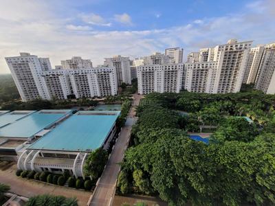 Balcony Image of 900 Sq.ft 1 BHK Apartment / Flat for rent in Prestige Shantiniketan, Whitefield Bengaluru for Rs. 34000