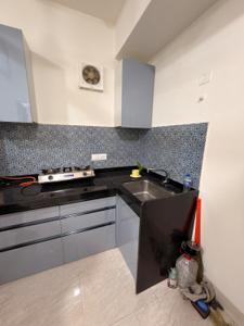 Kitchen Image of 450 Sq.ft 1 BHK Apartment / Flat for rent in Lodha Crown, Thane West Thane for Rs. 24000