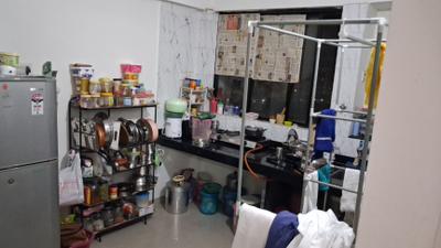 Kitchen Image of 700 Sq.ft 1 BHK Apartment / Flat for rent in Dreams Aakruti, Hadapsar Pune for Rs. 18000