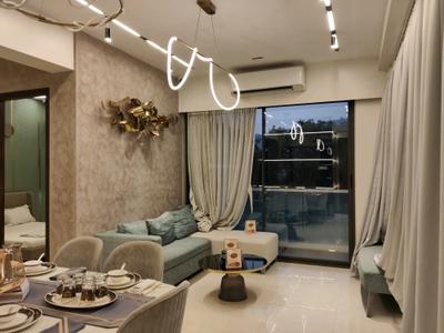 Living Room Image of 950 Sq.ft 2 BHK Apartment / Flat for sale in DSS Mahavir Spring, Pokhran- 2 Thane for Rs. 17500000