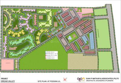 Floor Plan Image of 585 Sq.ft 1 BHK Apartment / Flat for sale in Amrapali Dream Valley 2, Noida Extension Greater Noida for Rs. 4700000