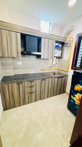 Kitchen Image of 1050 Sq.ft 2 BHK Builder Floor for rent in Mahalakshmi Nagar Indore for Rs. 26000