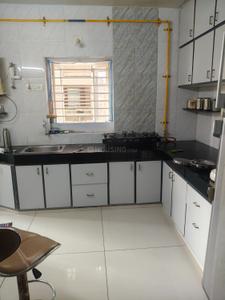 Kitchen Image of 1998 Sq.ft 3 BHK Apartment / Flat for sale in Swaraj Homes Shilalekh Apartments, Shahibaug Ahmedabad for Rs. 14000000