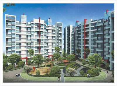 Image of 1480 Sq.ft 3 BHK Apartment / Flat for sale in Sukhwani Scarlet , Wagholi, Pune for Rs. 7870000
