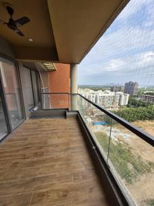 Balcony Image of 2880 Sq.ft 4 BHK Apartment / Flat for rent in Keshav Elitus, Randesan Gandhinagar for Rs. 40000