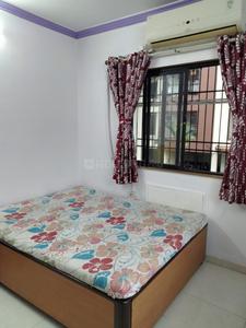 Bedroom Image of 1200 Sq.ft 3 BHK Apartment / Flat for rent in Prajapati Park, Kopar Khairane Navi Mumbai for Rs. 75000