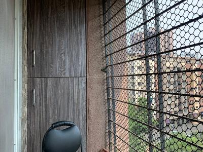 Balcony Image of 550 Sq.ft 1 BHK Apartment / Flat for rent in Cosmos Orchid, Kasarvadavali Thane for Rs. 28000