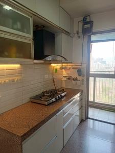 Kitchen Image of 1360 Sq.ft 3 BHK Apartment / Flat for rent in One Indiabulls, Thane West Thane for Rs. 85000
