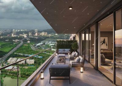 Balcony Image of 751 Sq.ft 2 BHK Apartment / Flat for sale in Ajmera Manhattan Building 3A And 3B, Wadala East Mumbai for Rs. 30500000