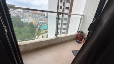 Balcony Image of 420 Sq.ft 1 BHK Apartment / Flat for rent in Duville Riverdale Suites, Kharadi Pune for Rs. 35000