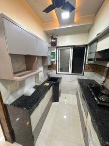Kitchen Image of 480 Sq.ft 1.5 BHK Apartment / Flat for rent in Shree Durga Vastu New Veerdhaval CHS Ltd, Borivali West Mumbai for Rs. 46000