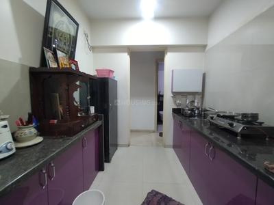 Kitchen Image of 830 Sq.ft 2 BHK Apartment / Flat for sale in Wadhwa Courtyard, Thane West Thane for Rs. 13500000