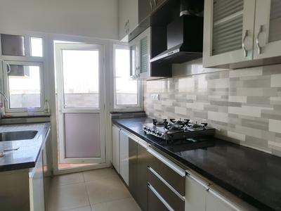Kitchen Image of 980 Sq.ft 2 BHK Apartment / Flat for rent in Prestige Jindal City, Anchepalya Bengaluru for Rs. 42000