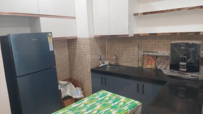 Kitchen Image of 640 Sq.ft 1 RK Studio for sale in Lodha Belmondo, Gahunje Pune for Rs. 7350000