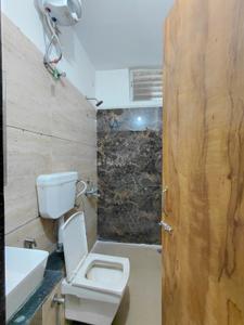 Bathroom Image of 300 Sq.ft 1 RK Builder Floor for rent in Mahalakshmi Nagar Indore for Rs. 12499