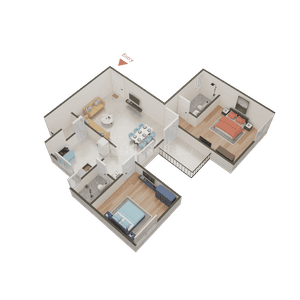 Image of 1495 Sq.ft 2 BHK Apartment / Flat for sale in Linux IOS Prime, Tathawade, Pune for Rs. 7800000