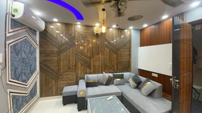 Living Room Image of 950 Sq.ft 3 BHK Builder Floor for rent in Dwarka Mor New Delhi for Rs. 25500