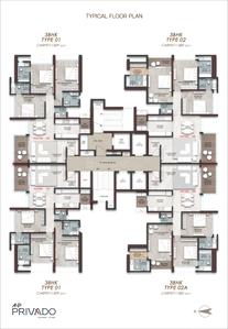 Image of 2011 Sq.ft 3 BHK Apartment / Flat for sale in ANP Privado, Baner, Pune for Rs. 26500000