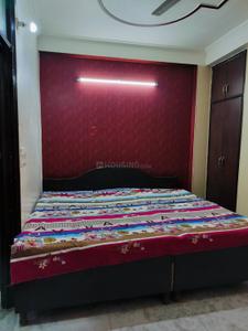 Bedroom Image of 470 Sq.ft 1 BHK Builder Floor for rent in Mahavir Enclave New Delhi for Rs. 16000