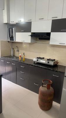 Kitchen Image of 1200 Sq.ft 2 BHK Apartment / Flat for rent in GK Aanandam, Nipania Indore for Rs. 24000